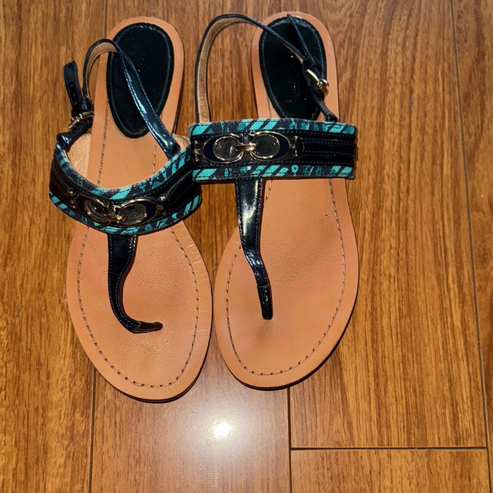 womens sandals teal
